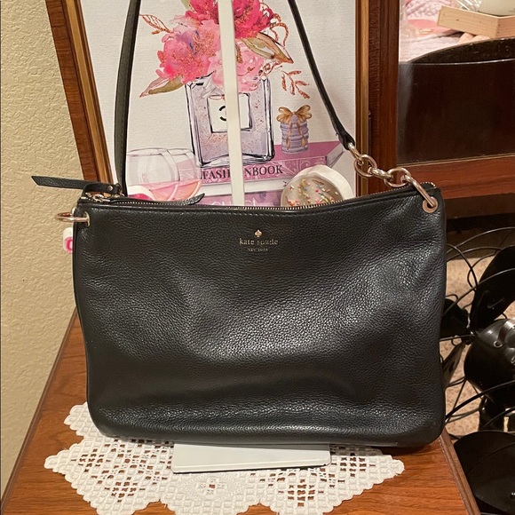 Kate Spade Midnight Black Crossbody Bag - Picture 1 of 6